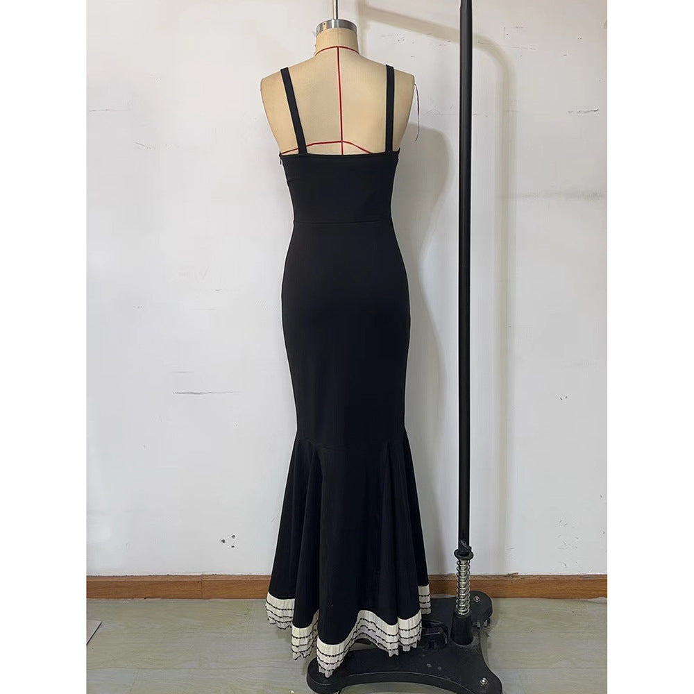 Summer Sexy Bow Strap Slim Mermaid Dress 8