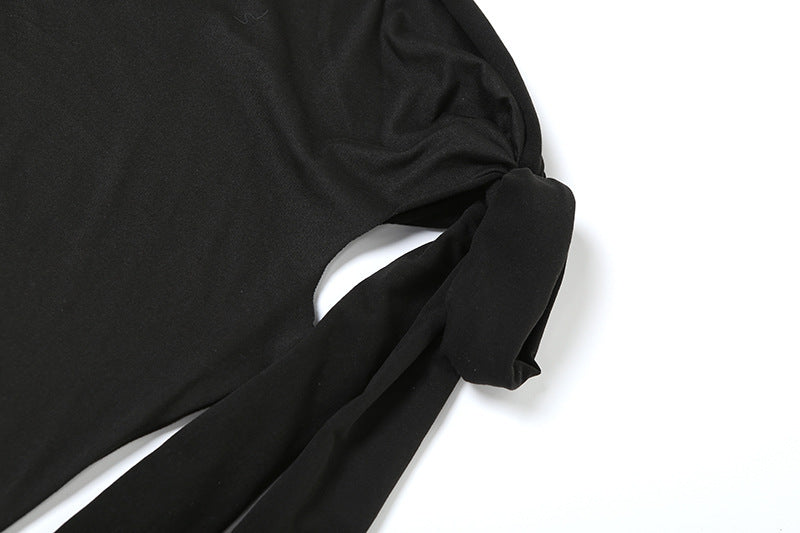 Spring & Summer Women's Casual Sexy Solid Slash Shoulder Sleeveless Slim Long Dress 15