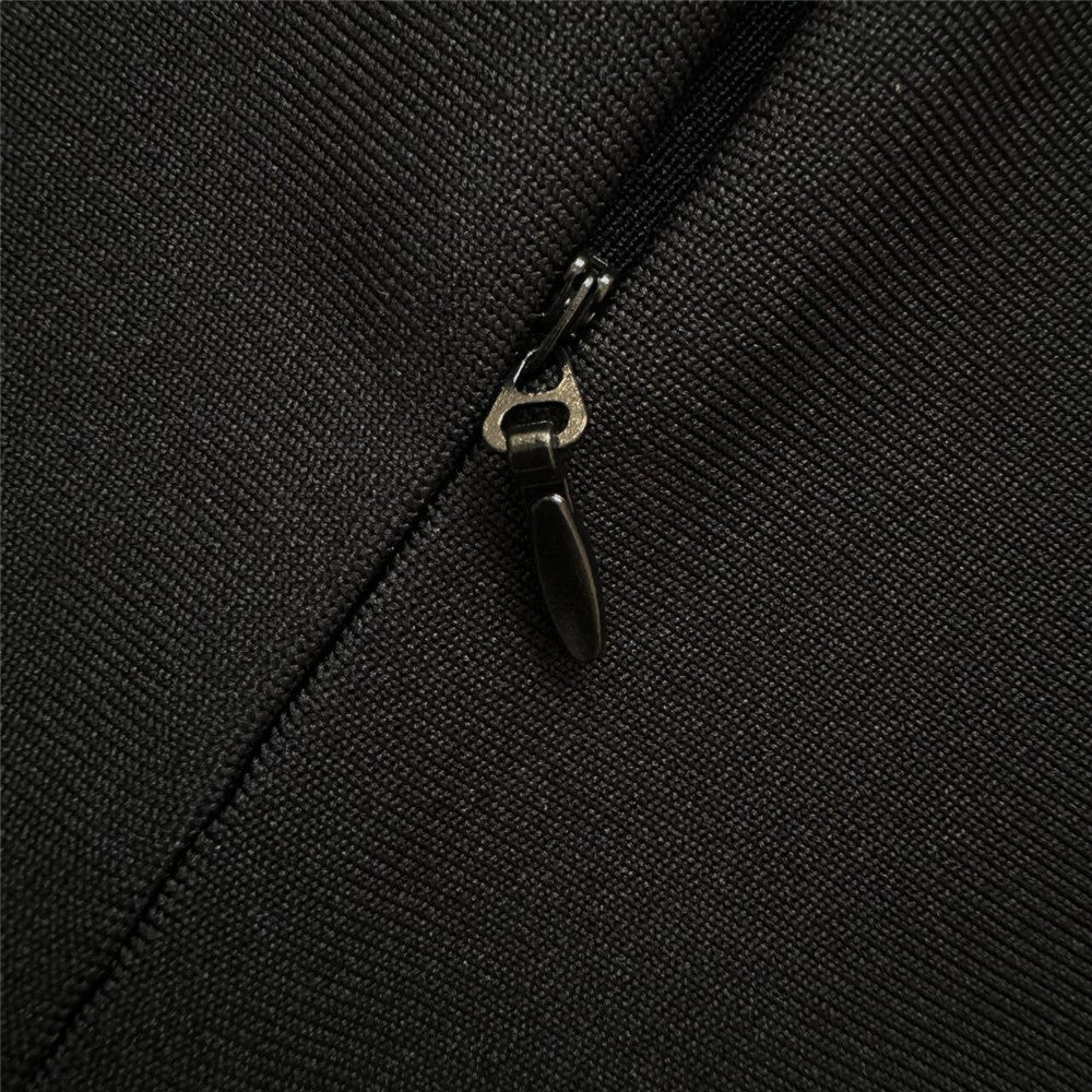 Rhinestone Fashion Formal Party Top Long Bandage Skirt Two-Piece Set 16