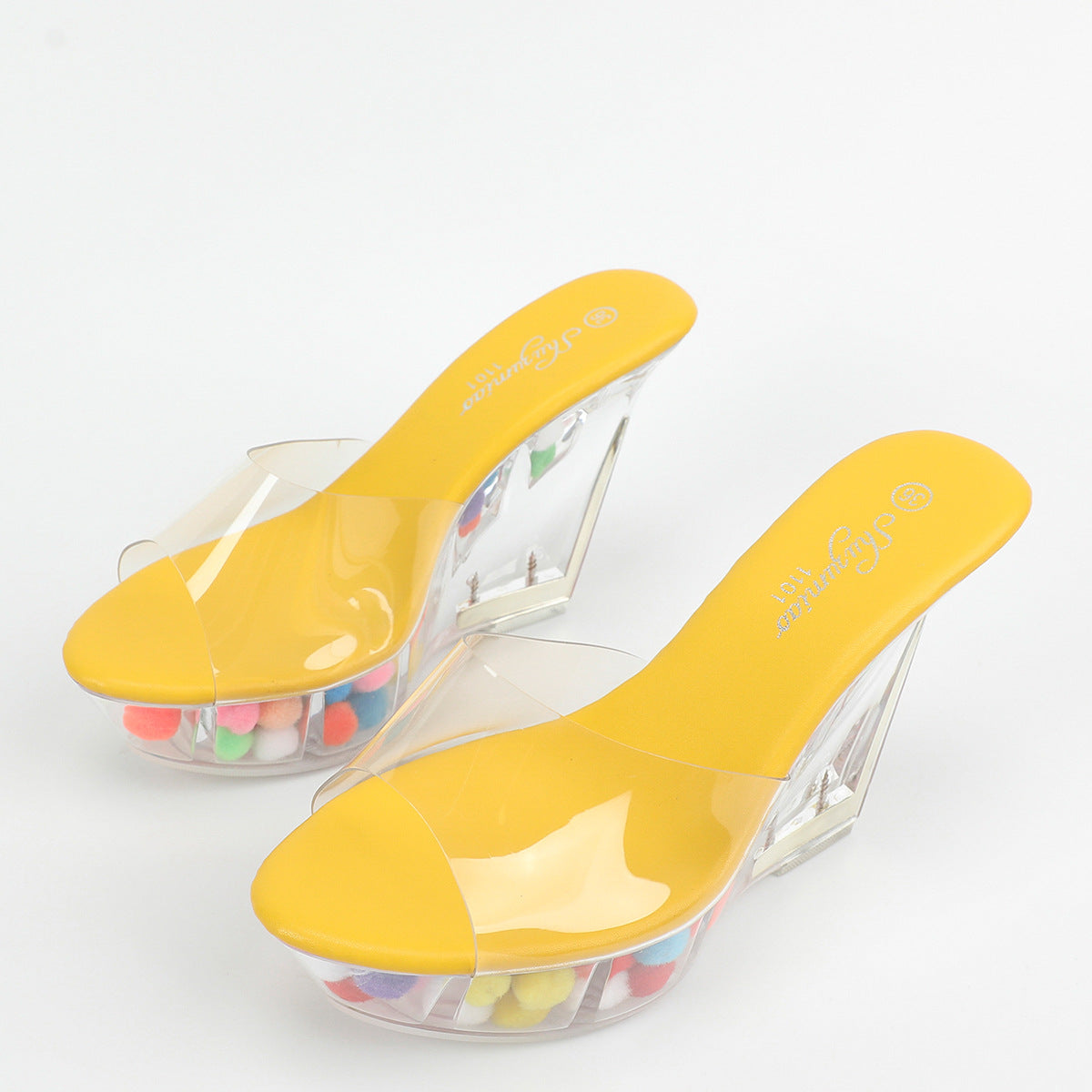 Women Wedge Crystal Sole High Heels 8