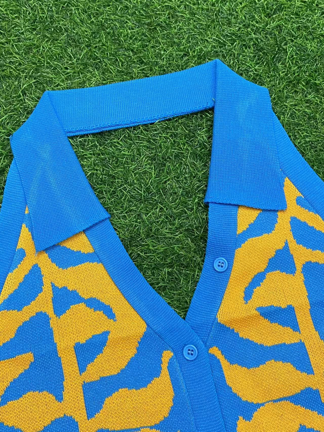 Women tiger print V-neck Halter neck backless top and bodycon skirt two-piece set 13