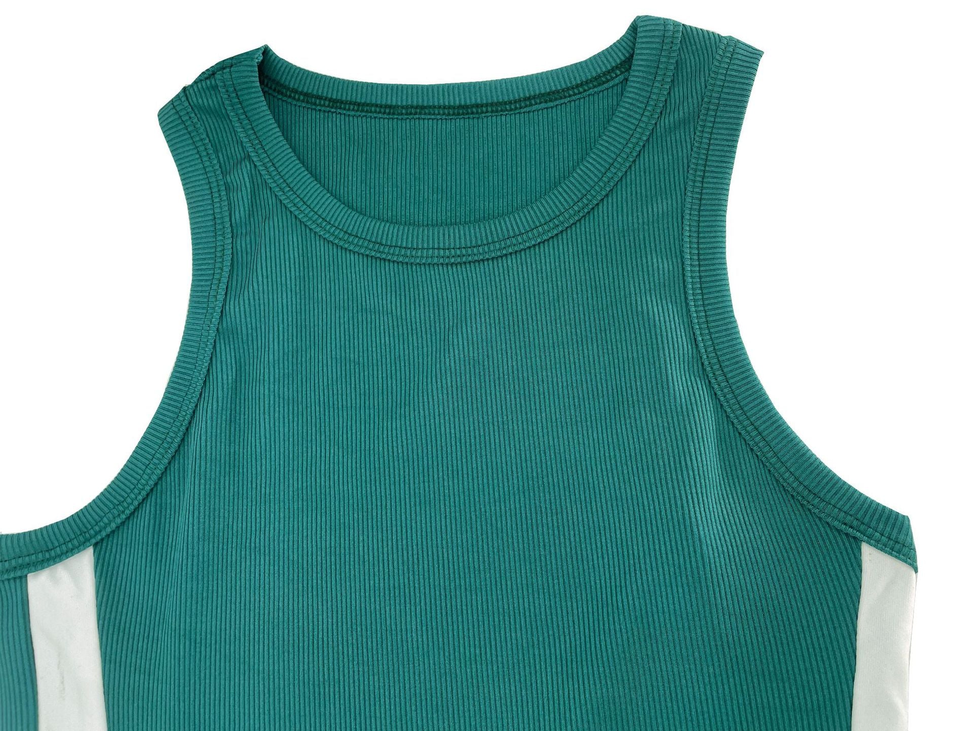 Women Summer Ribbed Casual Sleeveless Pleated Dress 12