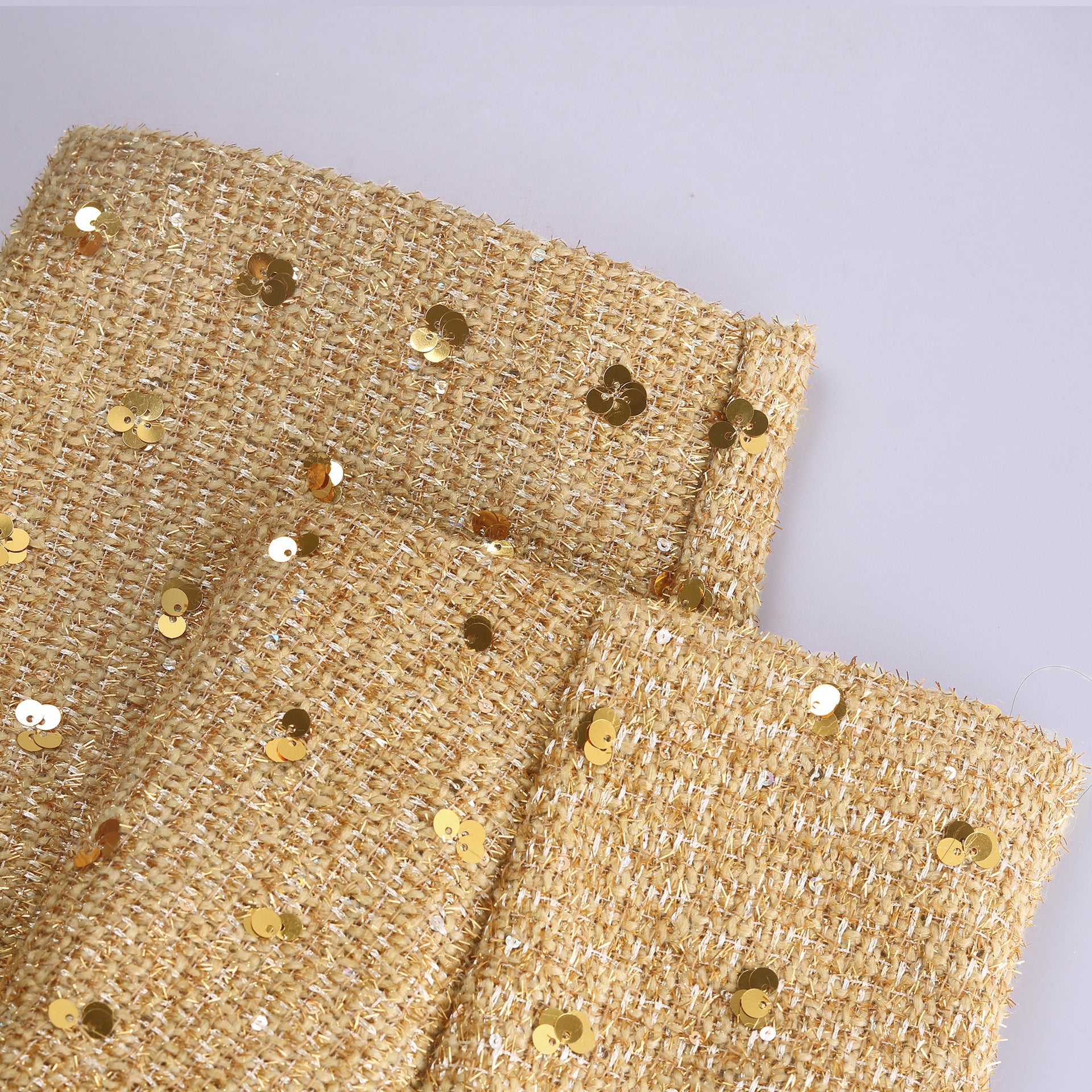 Autumn And Winter Women's Pocket Embroidered Sequined Jacket 13