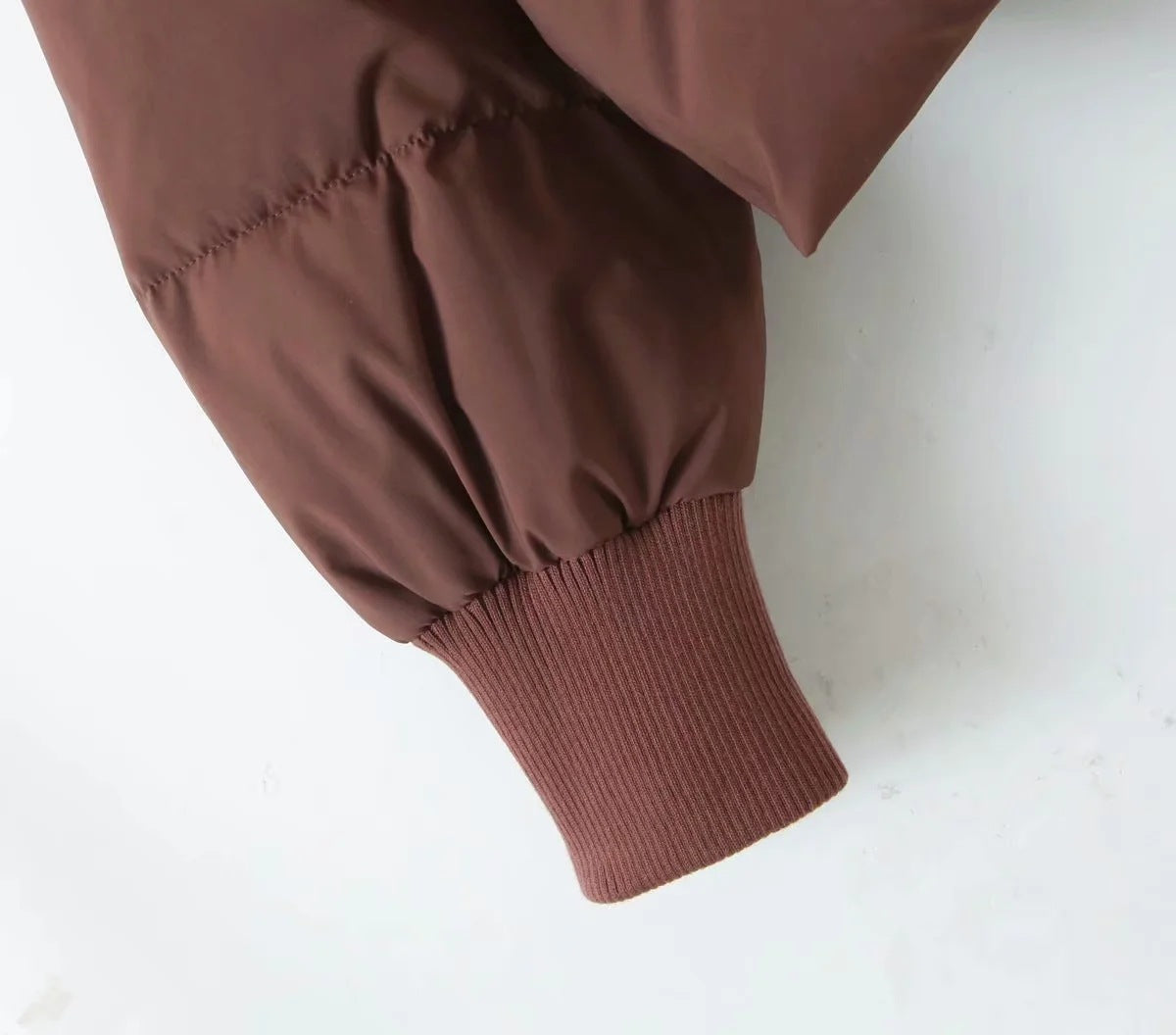 women's winter style fashion Stand Collar zipper pocket warm cotton-padded jacket 44