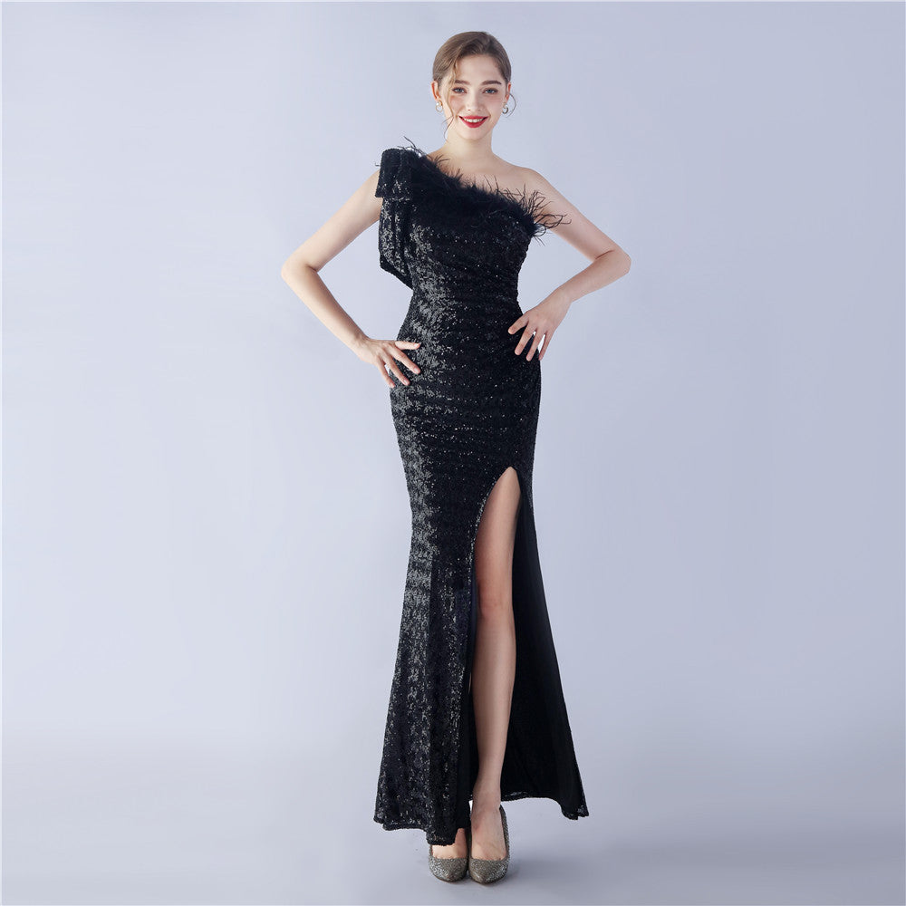 Plus Size Women Sequin Formal Party Evening Dress 3