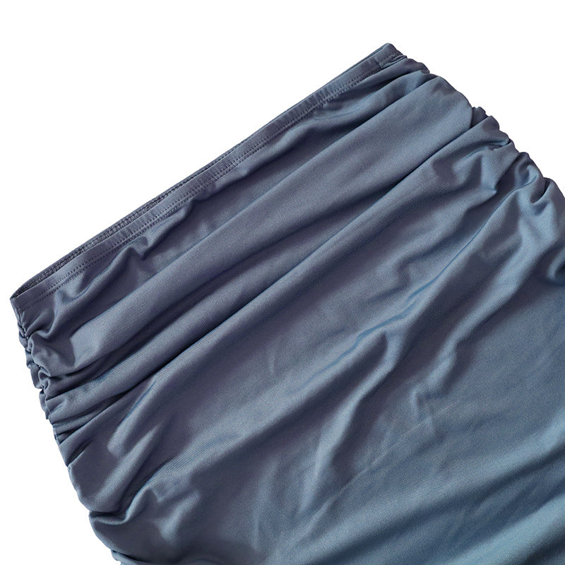 Women Summer Sleeveless Crop Top and Skirt Ruffles Skirt Two-Piece Set 39