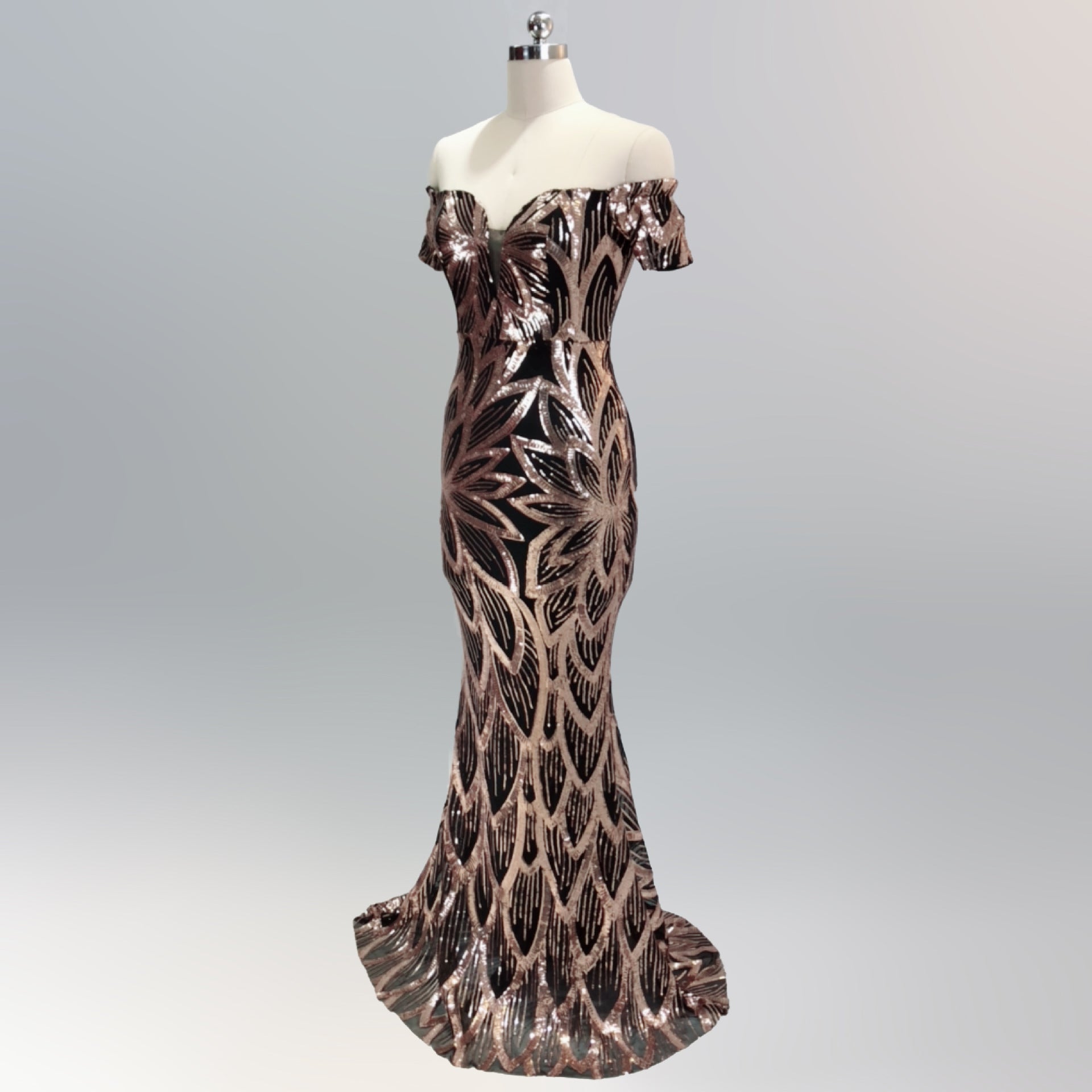 Sequins Sweetheart Mermaid Evening Dress 9