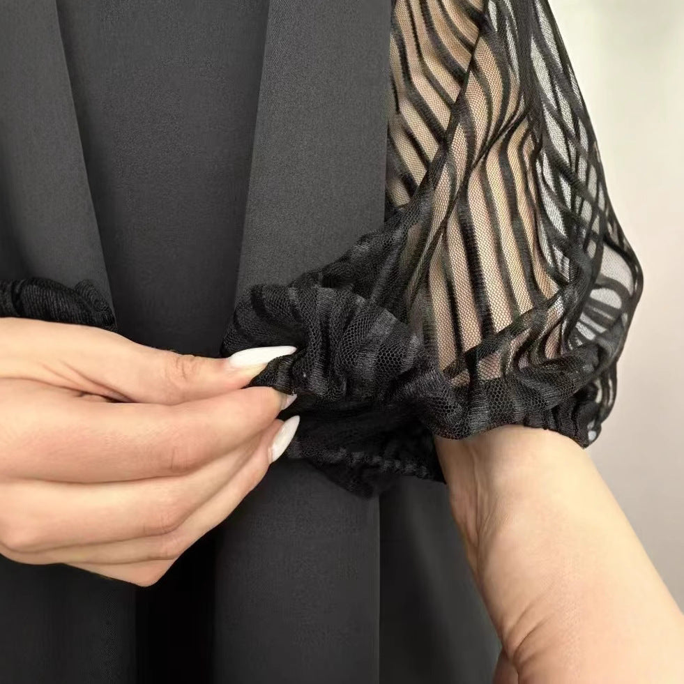 Spring Fashion Black Casual Dress 4