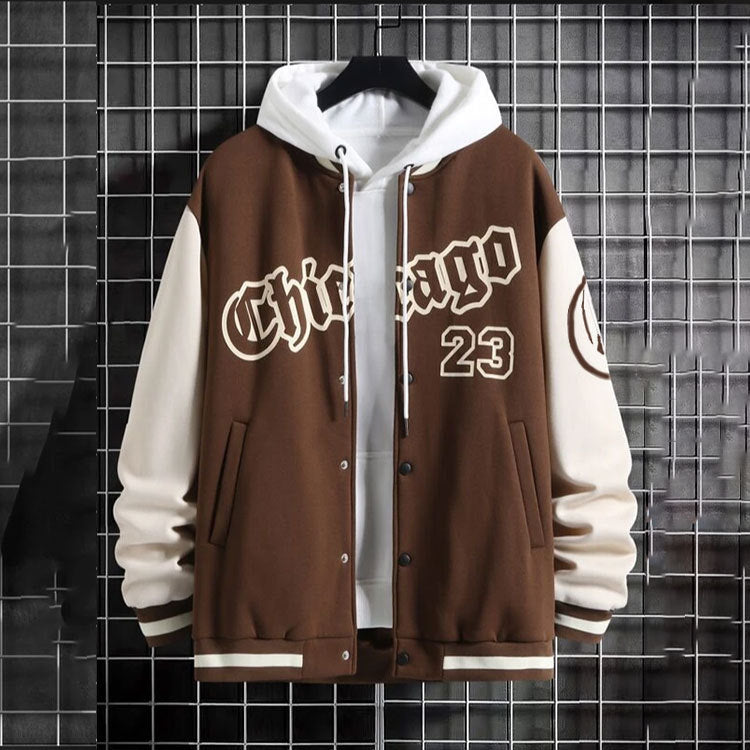 Spring And Autumn Trendy American High Street Young Men's Baseball Uniform Jacket Men's Loose Casual Coat 6