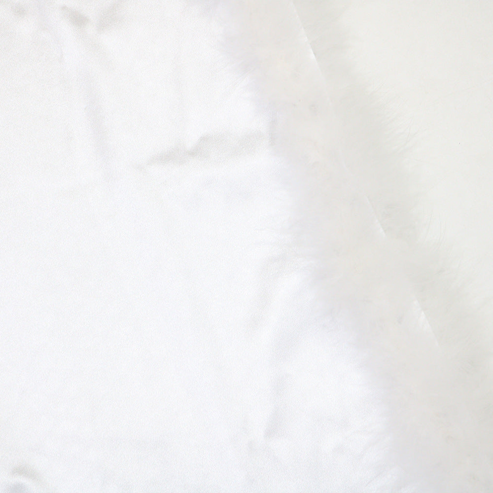 Women summer sexy backless feather lace dress 12