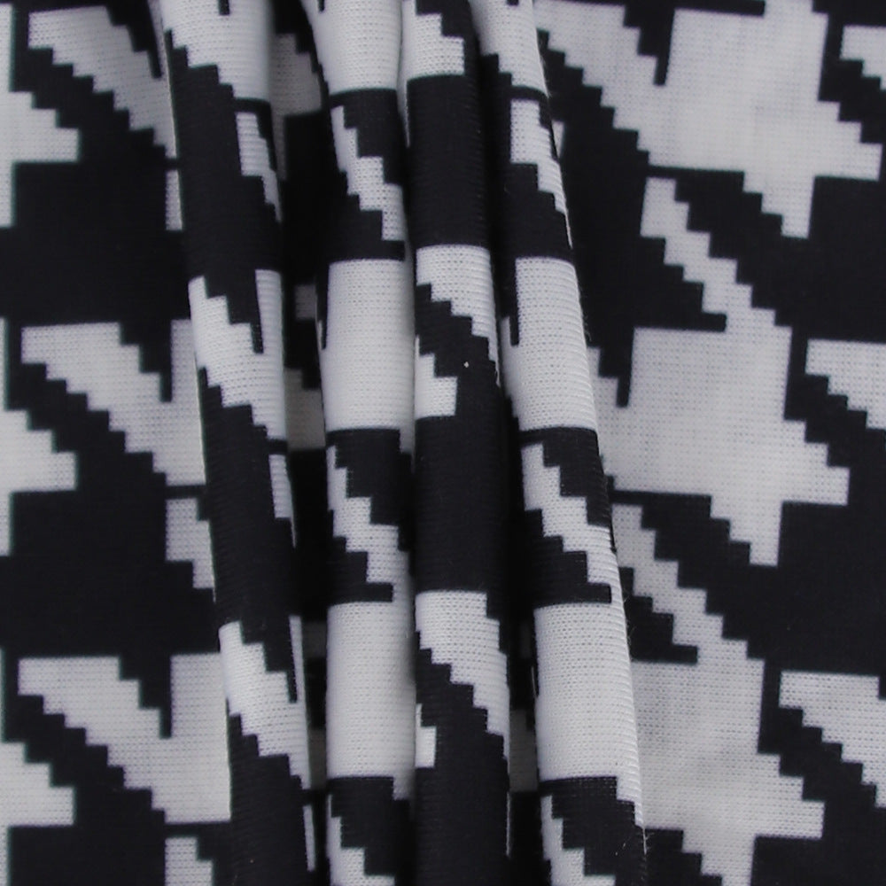 Spring Women's Plaid Print Round Neck Zipper Casual Jumpsuit 24