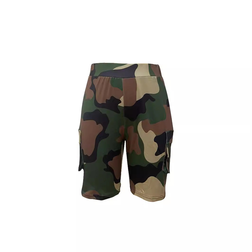 Summer Fashion Women's Camouflage Shorts 3
