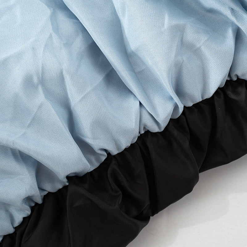 Women long sleeve contrast winter warm Padding Jacket 34