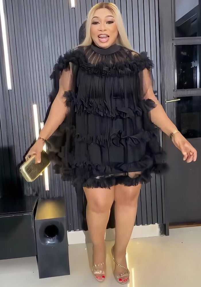 African Summer Solid Color Tutu Dress