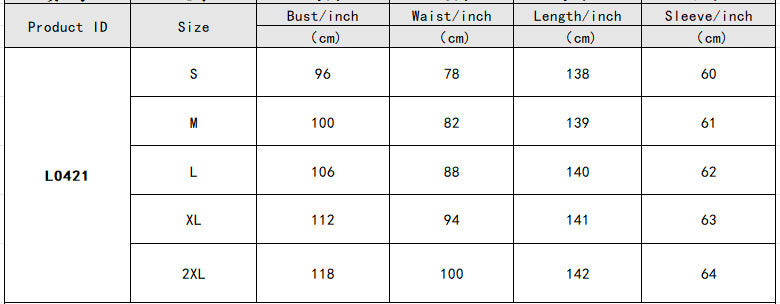 Autumn/Winter Loose Long Sleeve Printed Long Dress 9