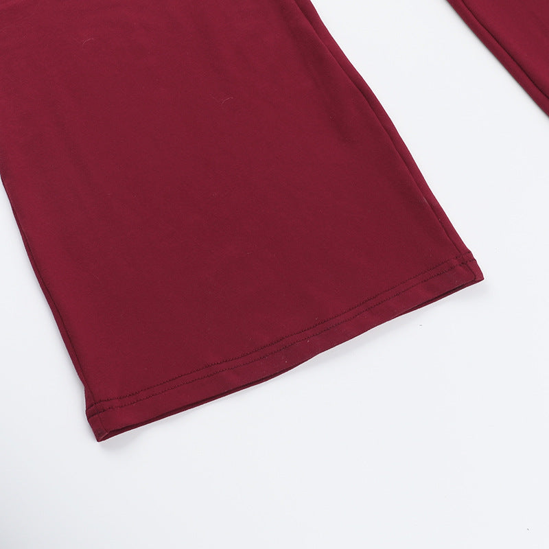 Sexy Slim-Fit Low Back Jumpsuit Autumn Tight-Fitting Romper 17