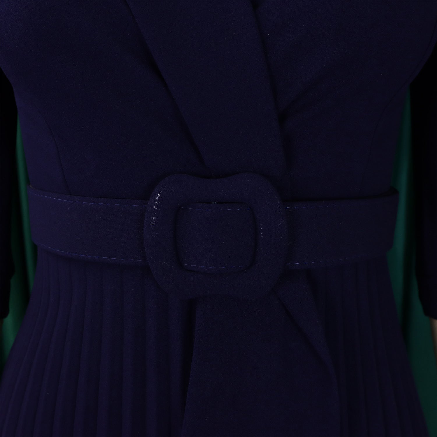 Autumn and winter women's clothing ol fashion Turndown Collar pleated Slim Waist Plus Size African dress 40