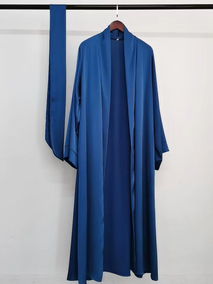 Solid Color Elegant Robe Cardigan 11