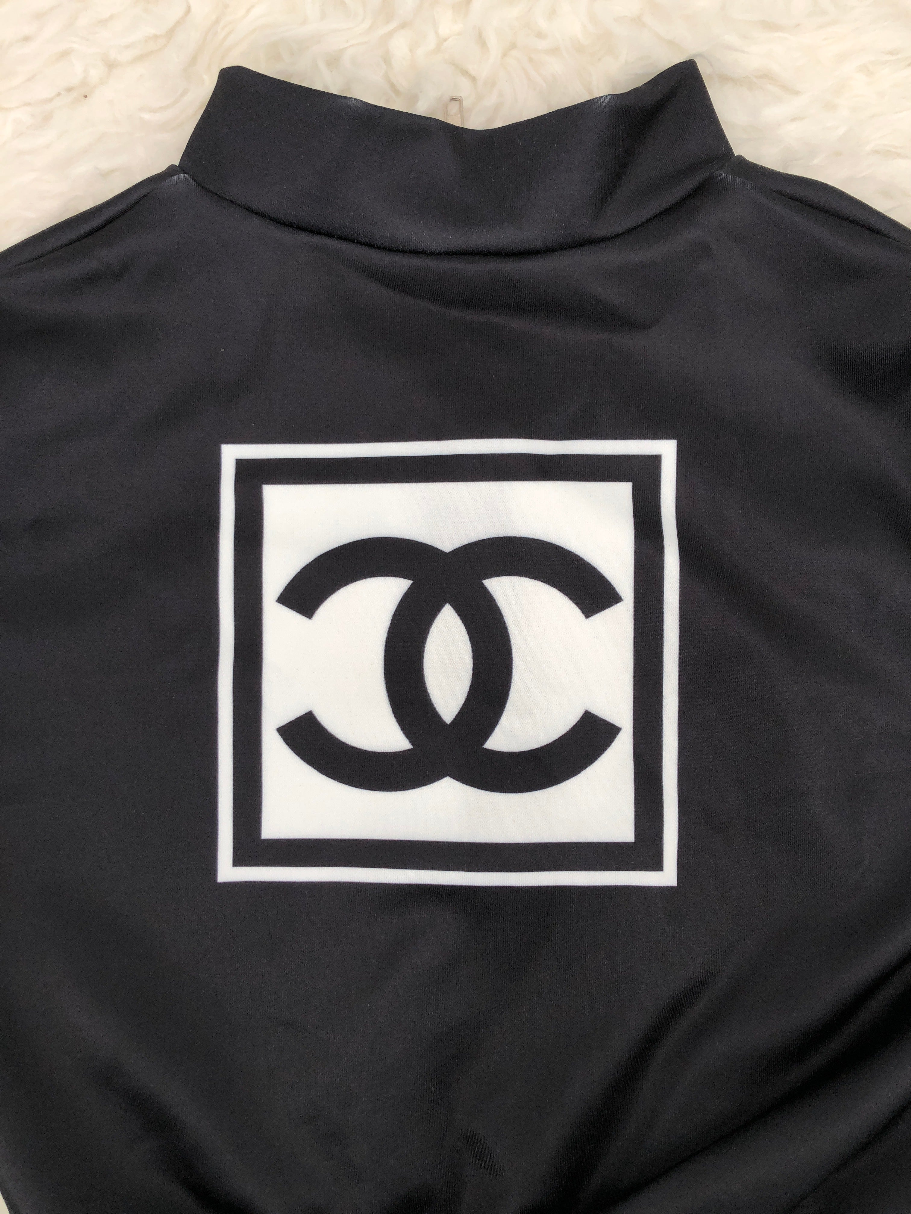 Women's Winter Chic Trendy Print Pants Long Sleeve Zipper Coat Set 25