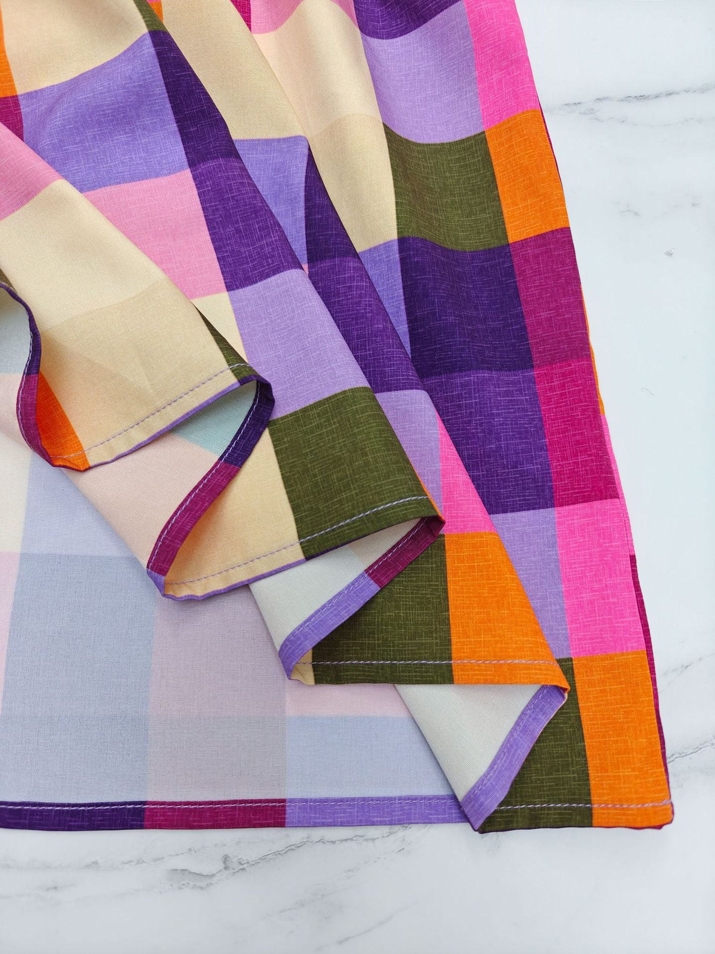 Women Plaid Print Suspender Holidays Casual Dress 8