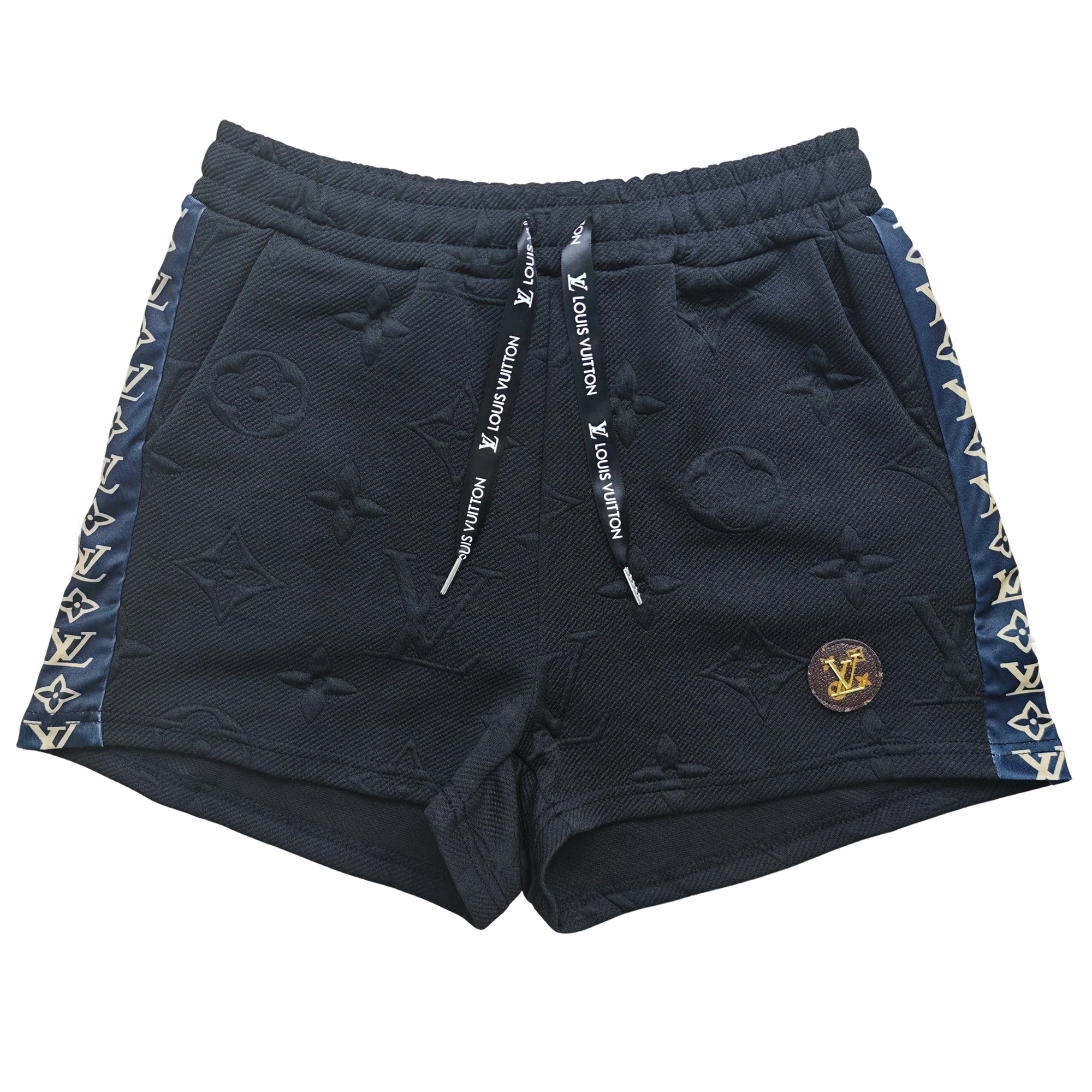 Women Jacquard Short Sleeve Top and Shorts Sports Two Piece Set 23