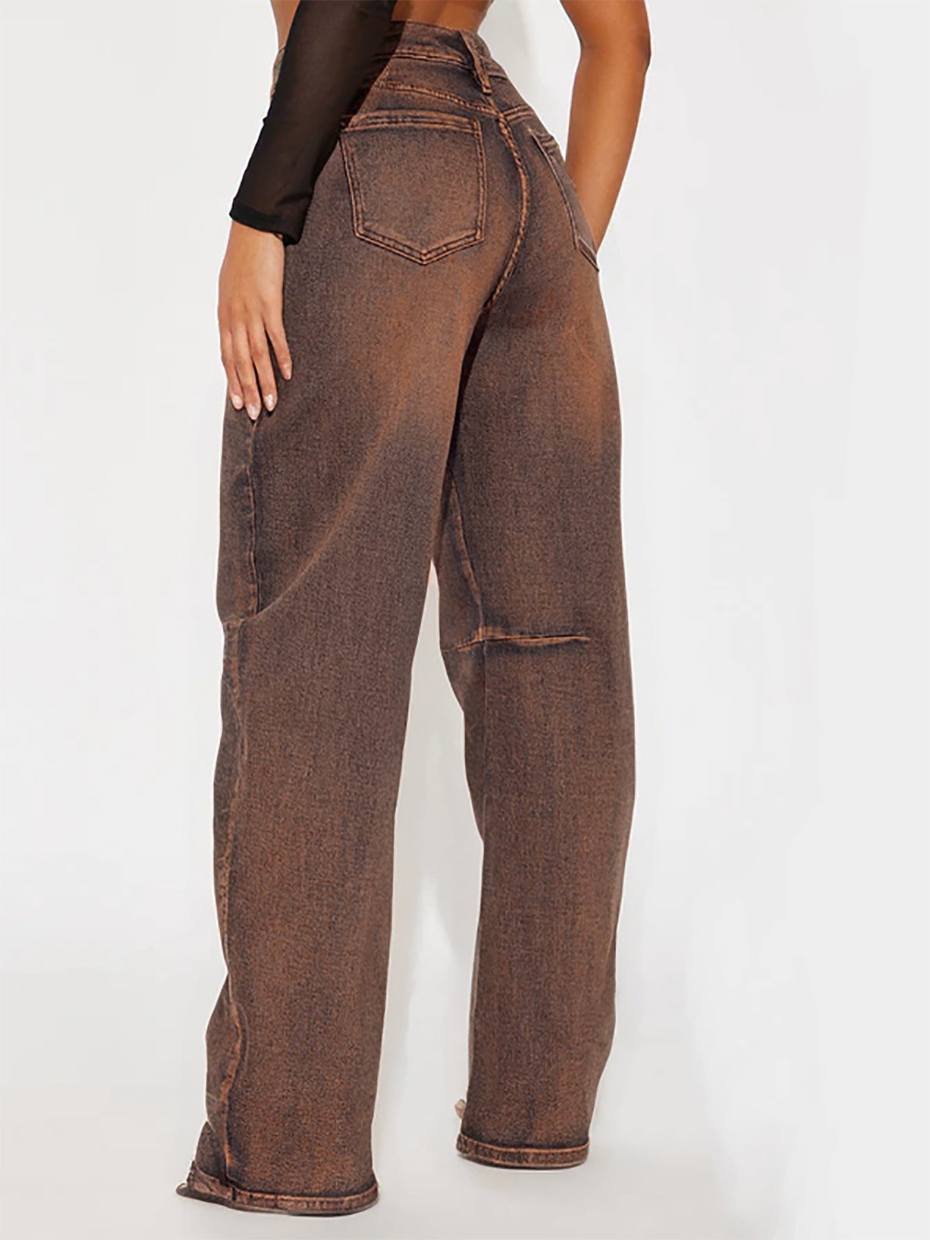 Women Stretchy Denim Pants 3