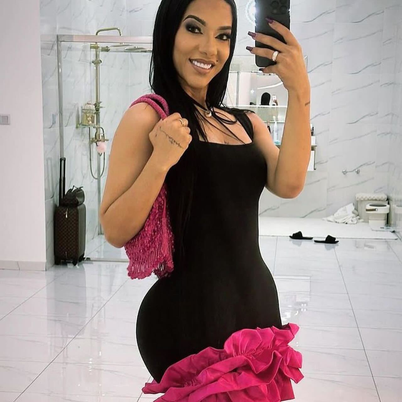 Women Lace Suspender Formal Party Bodycon Dress 4