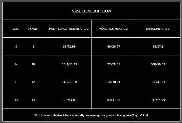 Black Pleated Mid-Waist Tight-Fitting Shorts 8