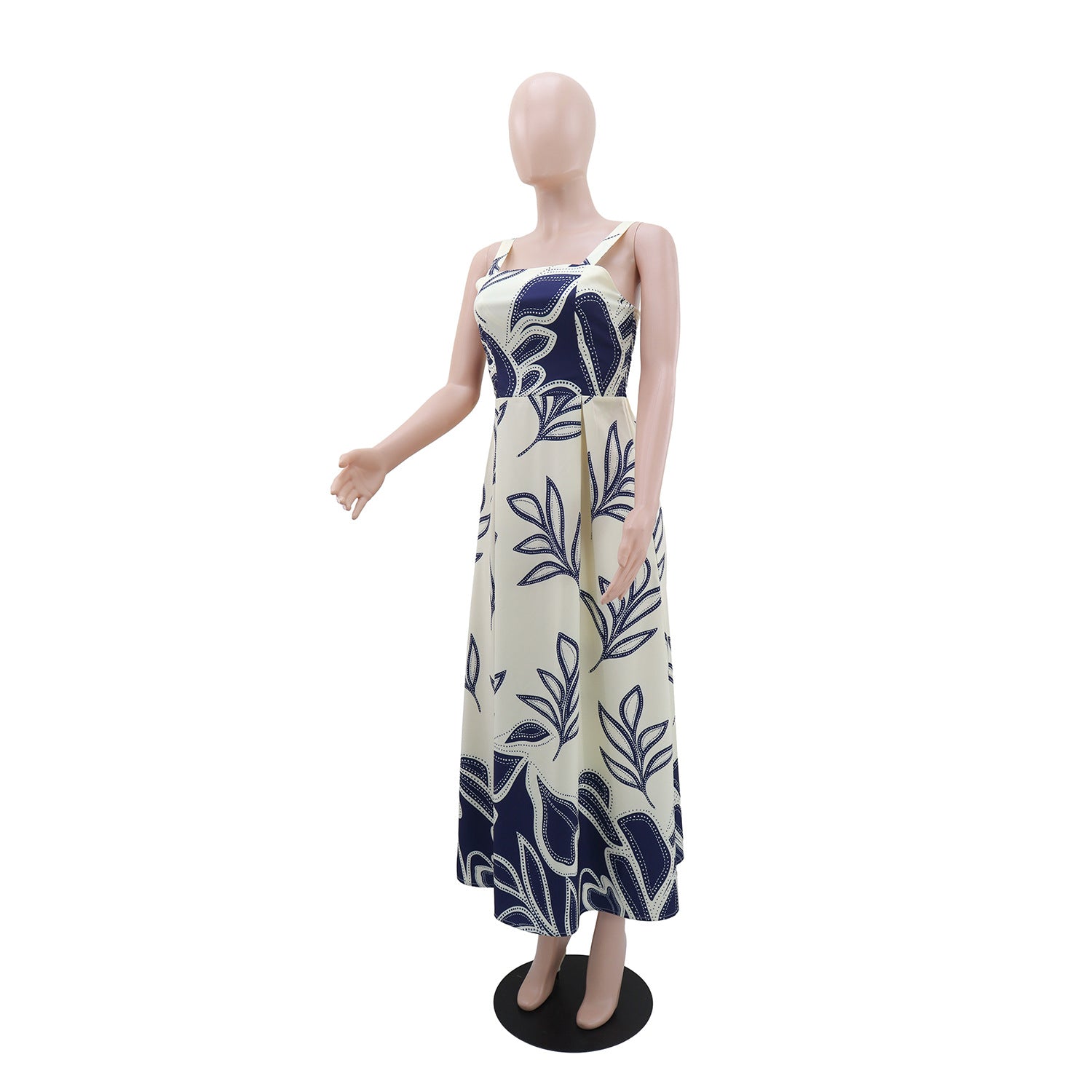 Women Holidays Printed Casual Sleeveless Dress 6