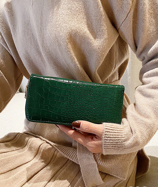 French Pattern Long Zipper Clutch Women's Wallet 16