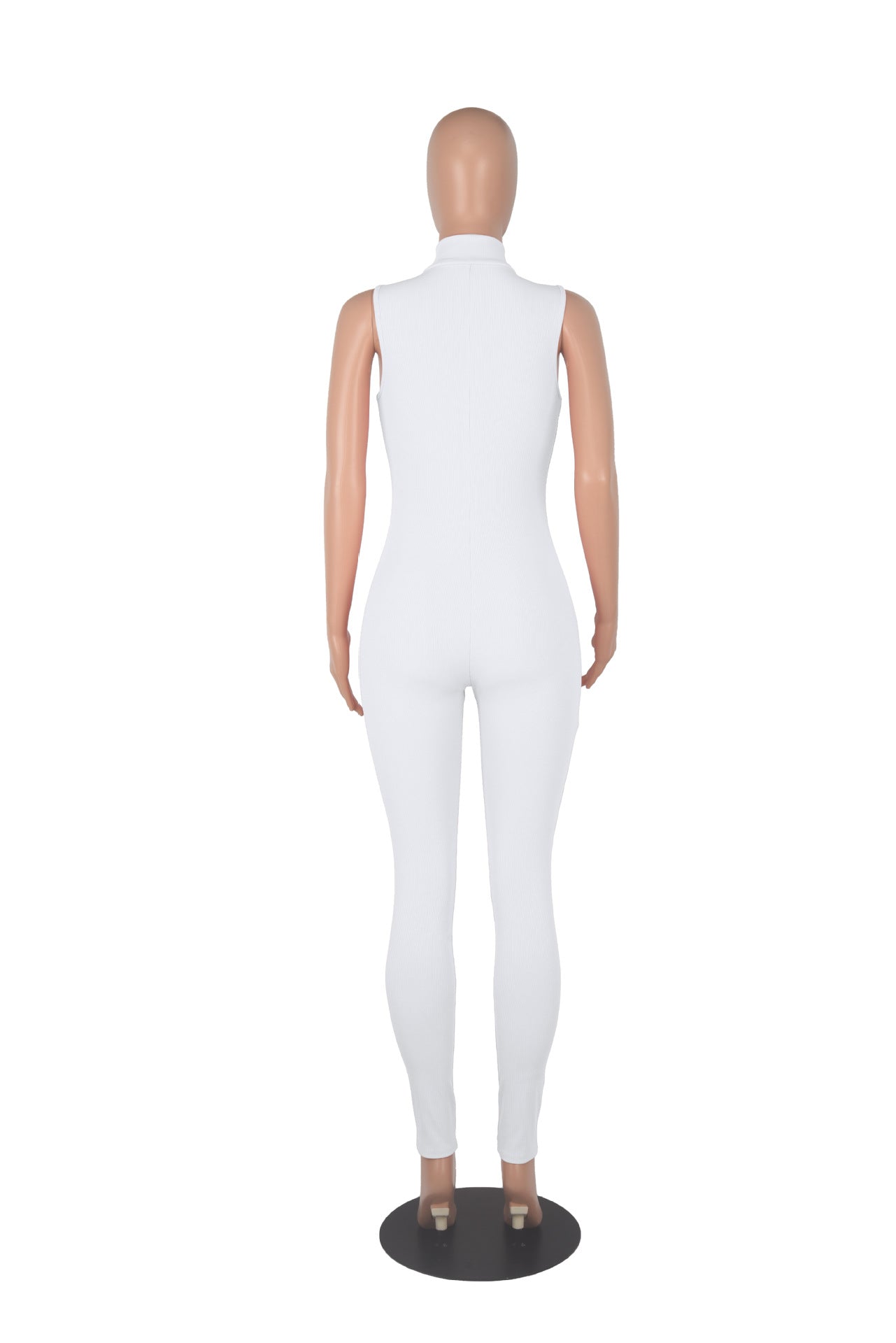 Women stretch zipper Jumpsuit 28