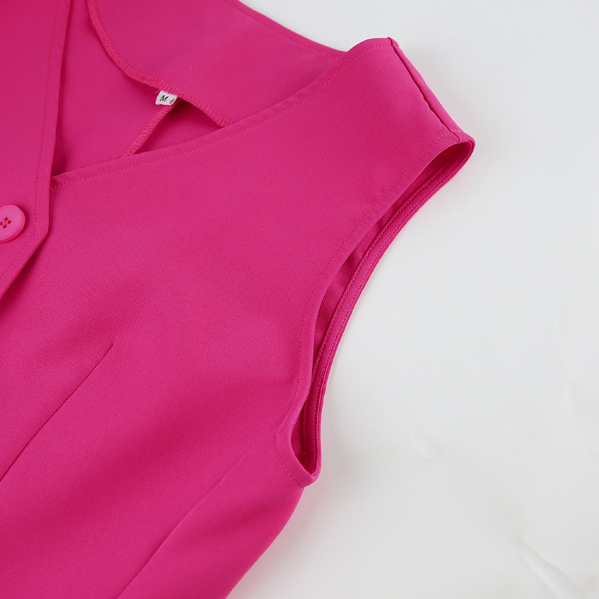 Premium Sleeveless Tank Trousers Two-Piece Vest Casual Fashion Set 8