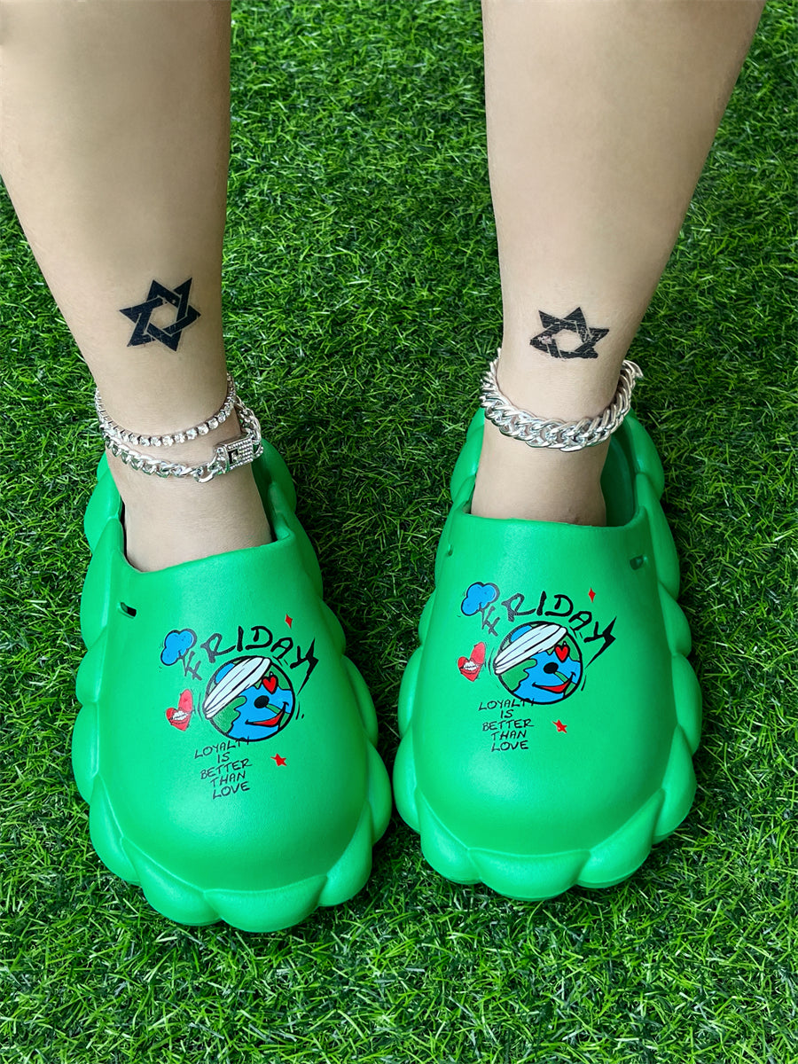 Spring And Summer Women's Shoes Sandals And Slippers Couple Eva Waterproof Women Slippers 124