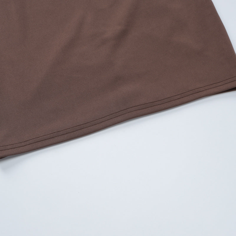 Deep V-Wired Sleeveless Hollow Sexy Low Back Slim Bodycon Dress 13