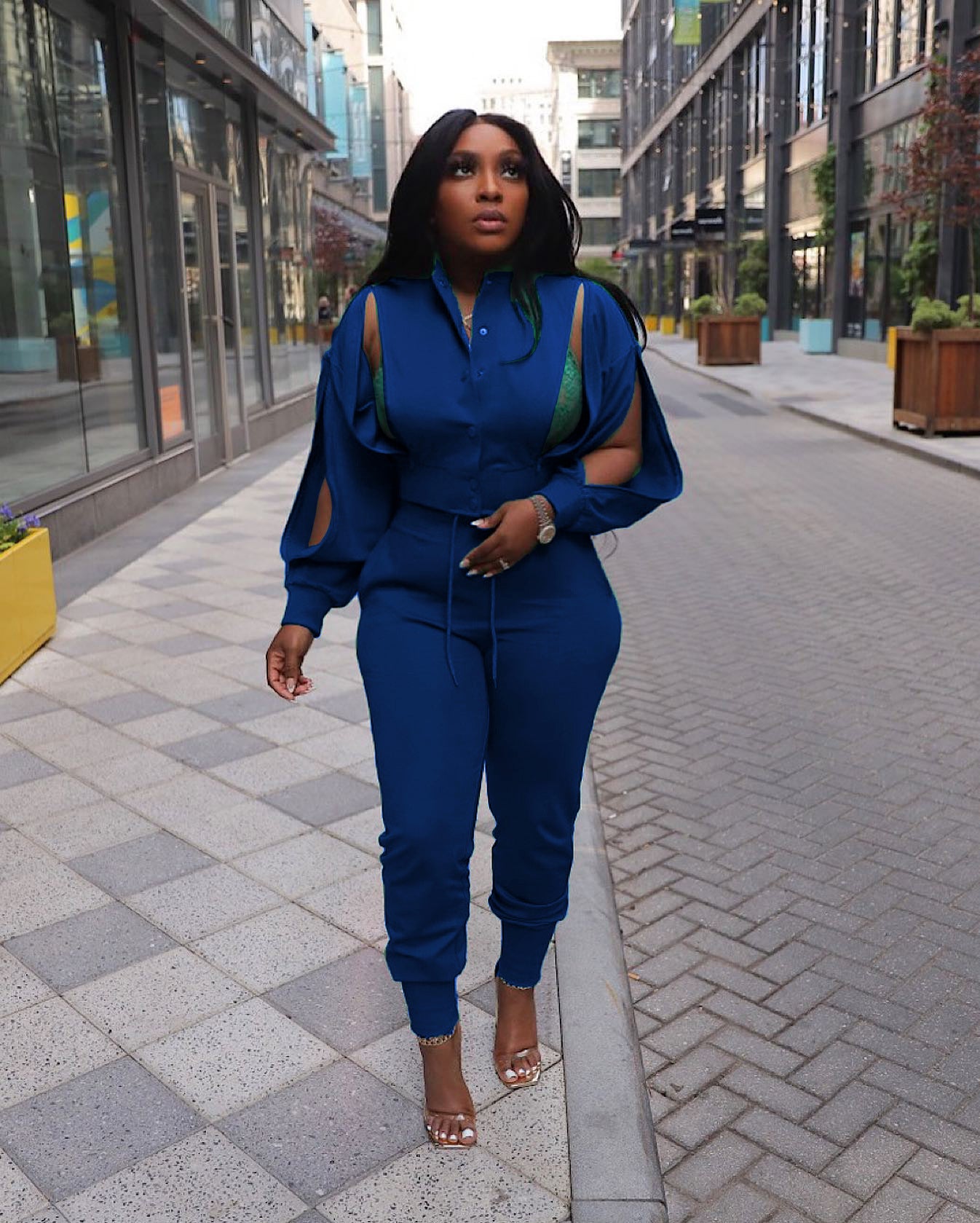 Ladies Fashion Top + Pants Sets 5