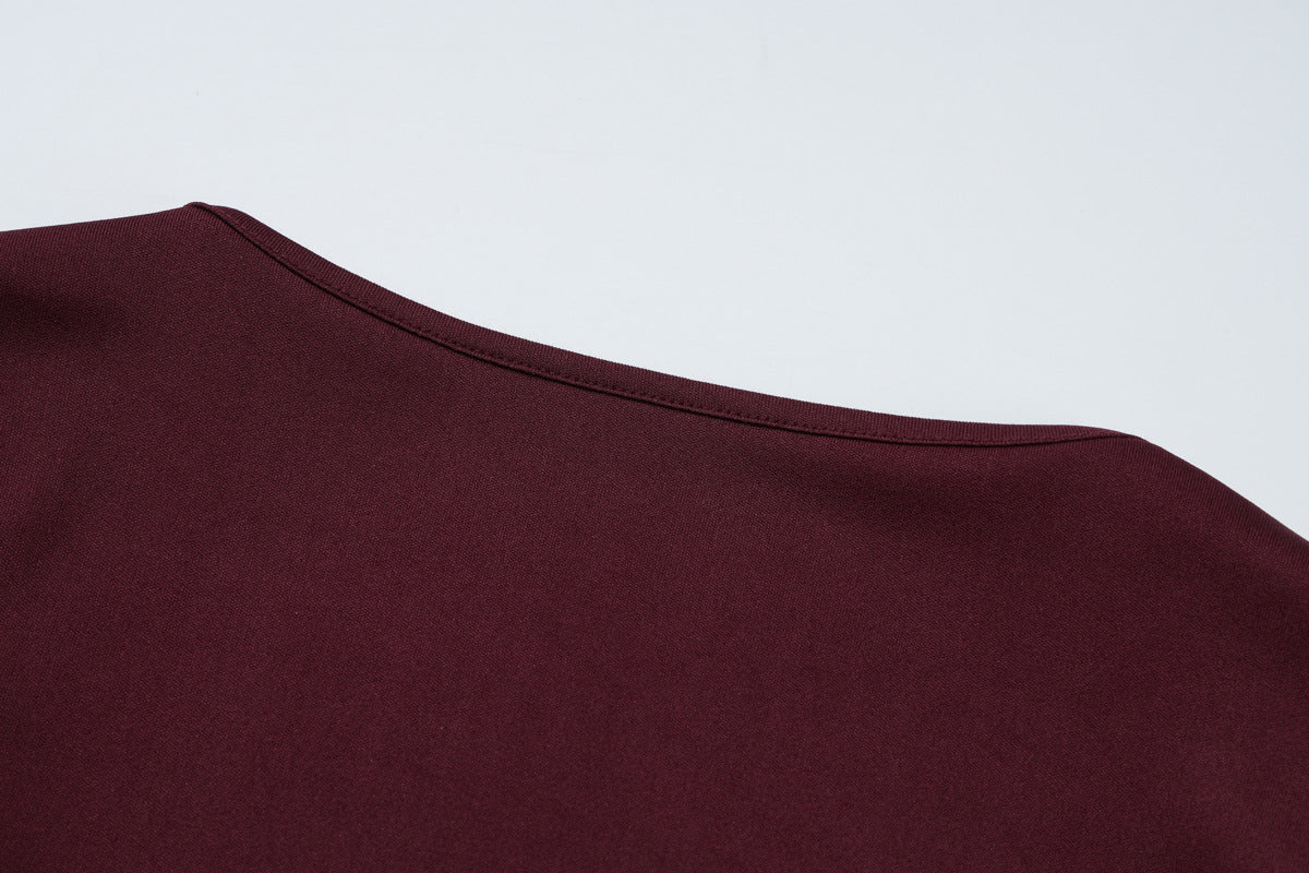 Women's Spring Summer Fashion Square Neck Sleeveless Slim Waist Slim Long Dress 18