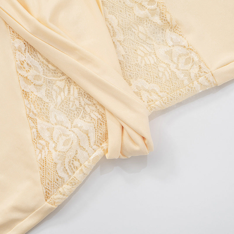 Women summer sleeveless lace patchwork dress 17