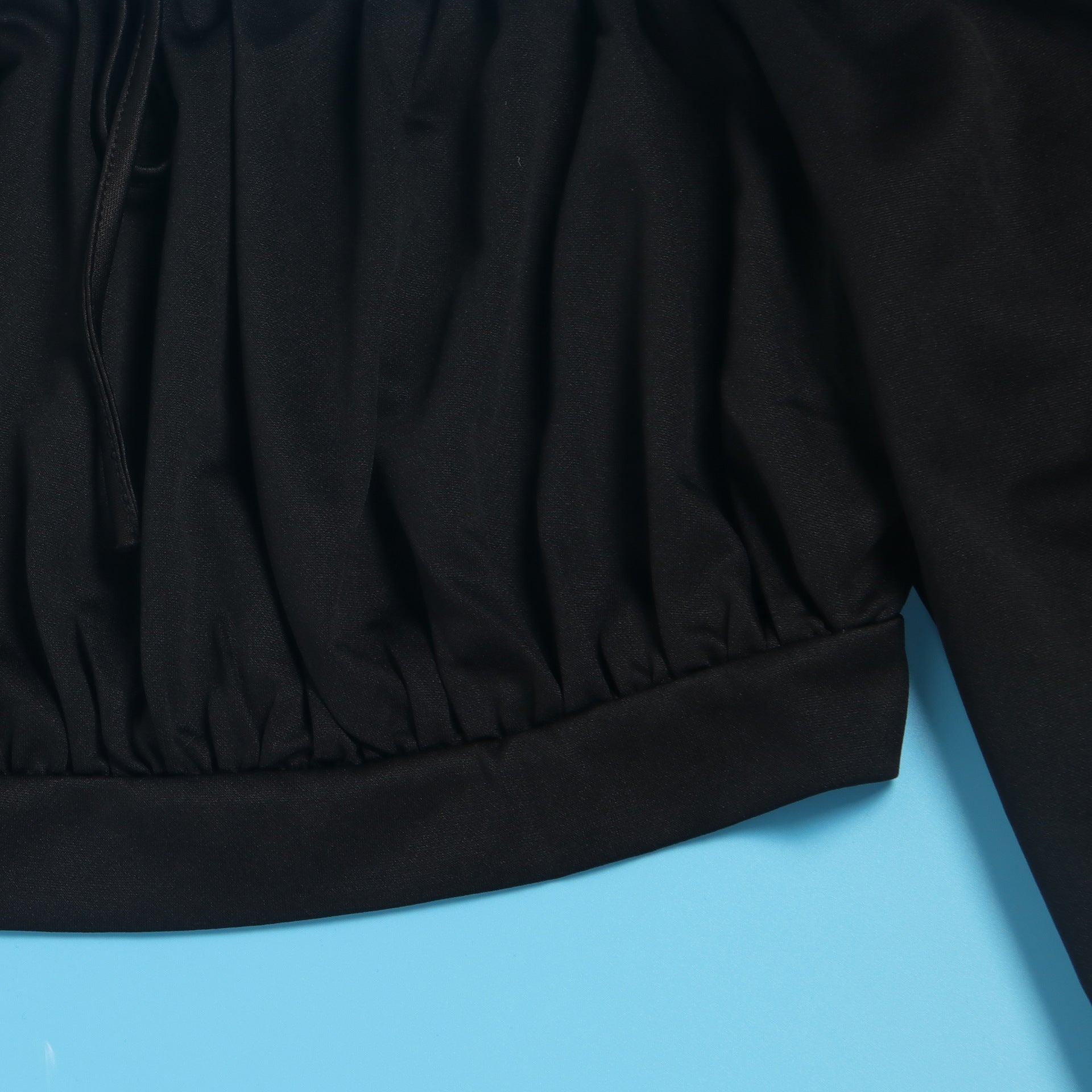 Plus Size Women Sexy Off Shoulder Balloon Sleeve Top and Skirt Two-Piece Set 32