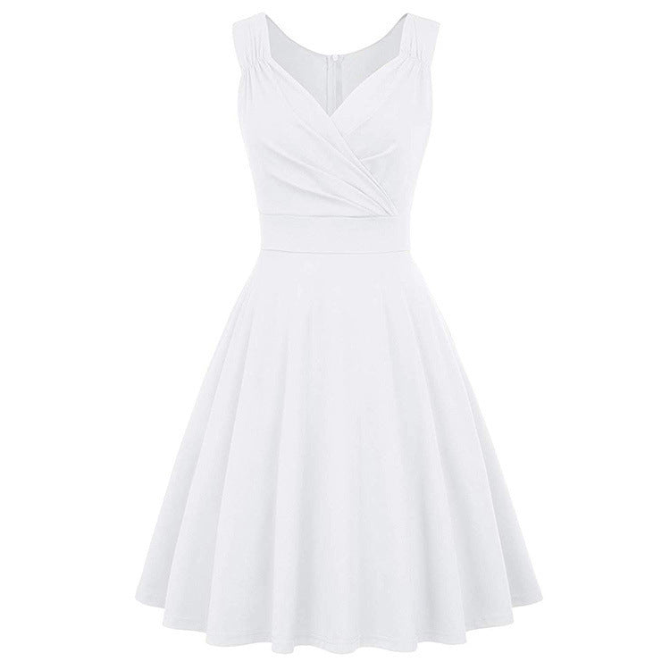 Plus Size Women Hepburn Style Cocktail Dress 6