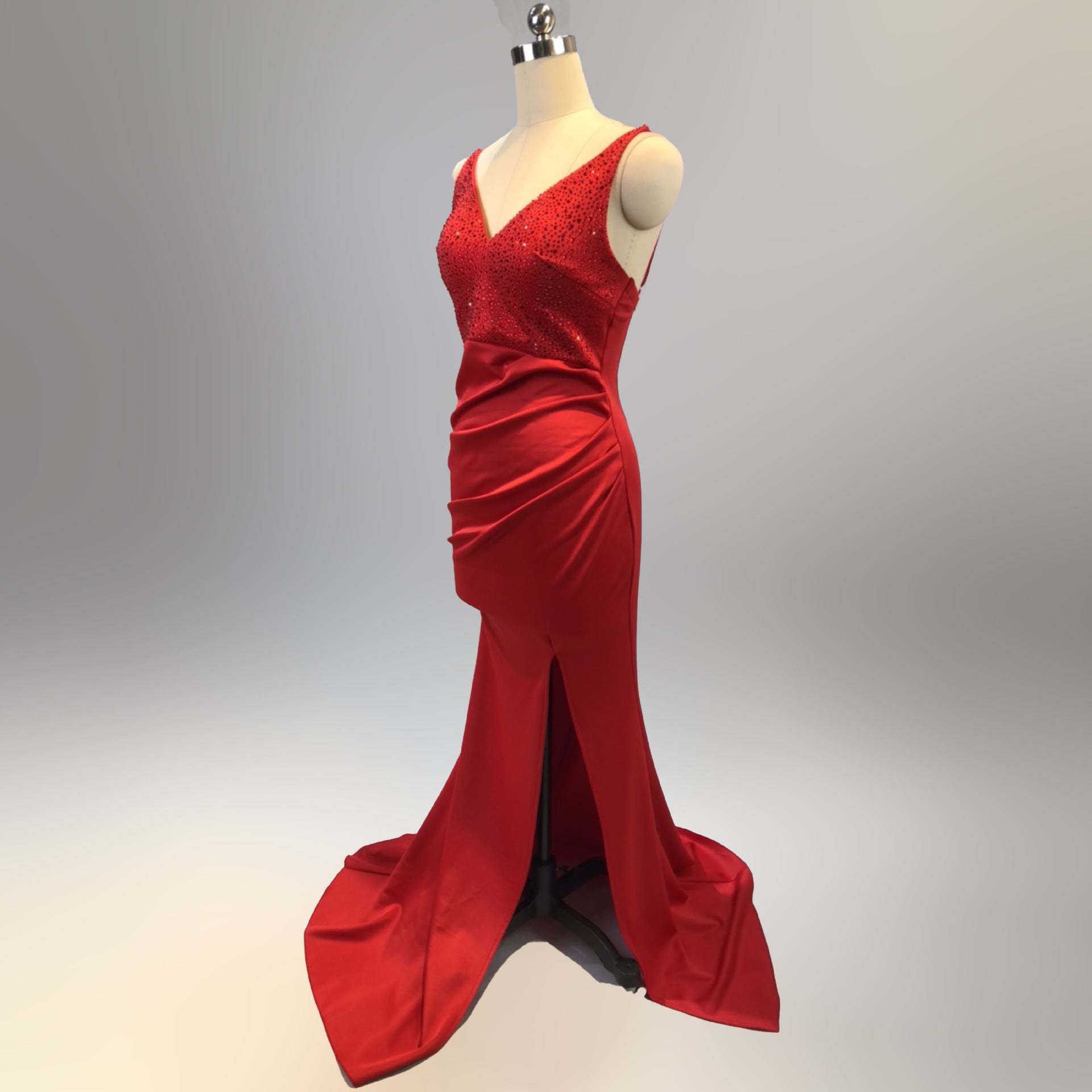 Dinner party dress sexy fashion long fishtail Slim Fit nightclub catwalk annual meeting dress 20