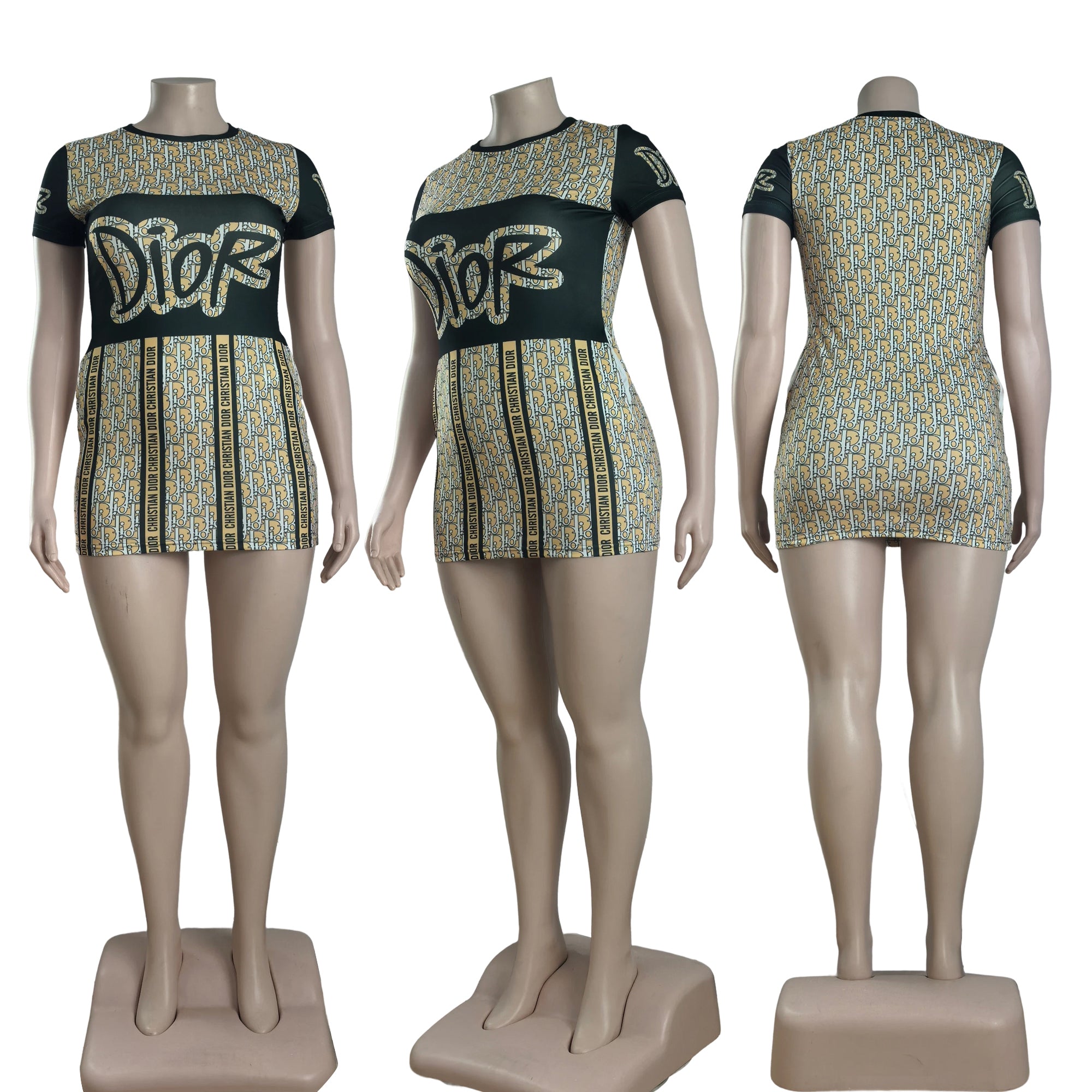 Women's Casual Chic Printed Bodycon Dress 30