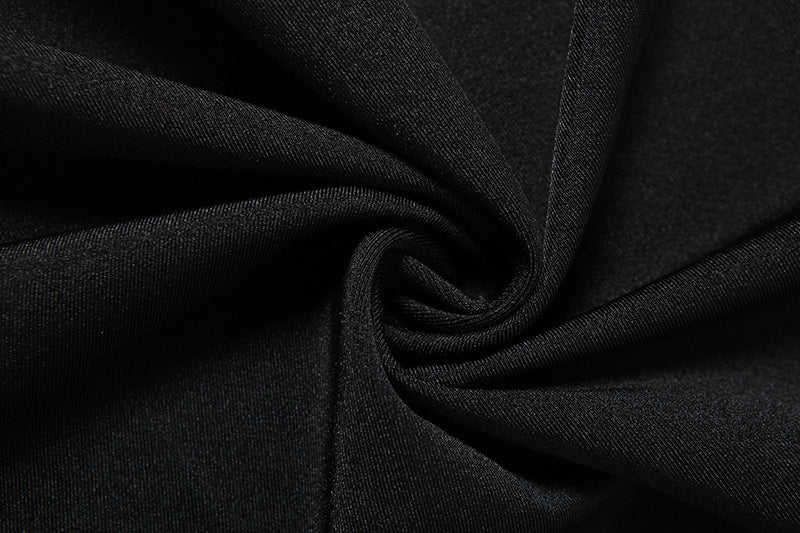 Women's Spring Summer Style Solid Color Sexy Low Back Strapless Hollow Slim Long Dress 16