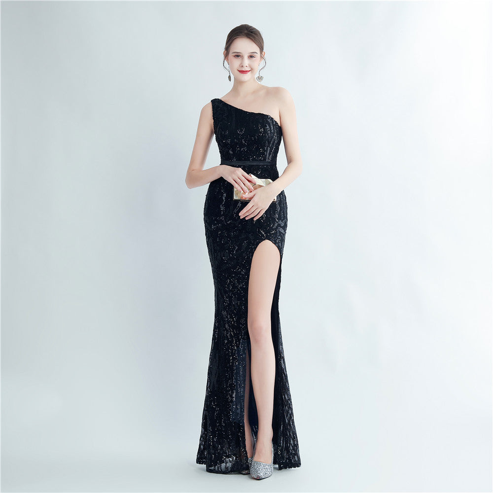 Plus Size Women Sequined Formal Party Maxi Evening Dress 14