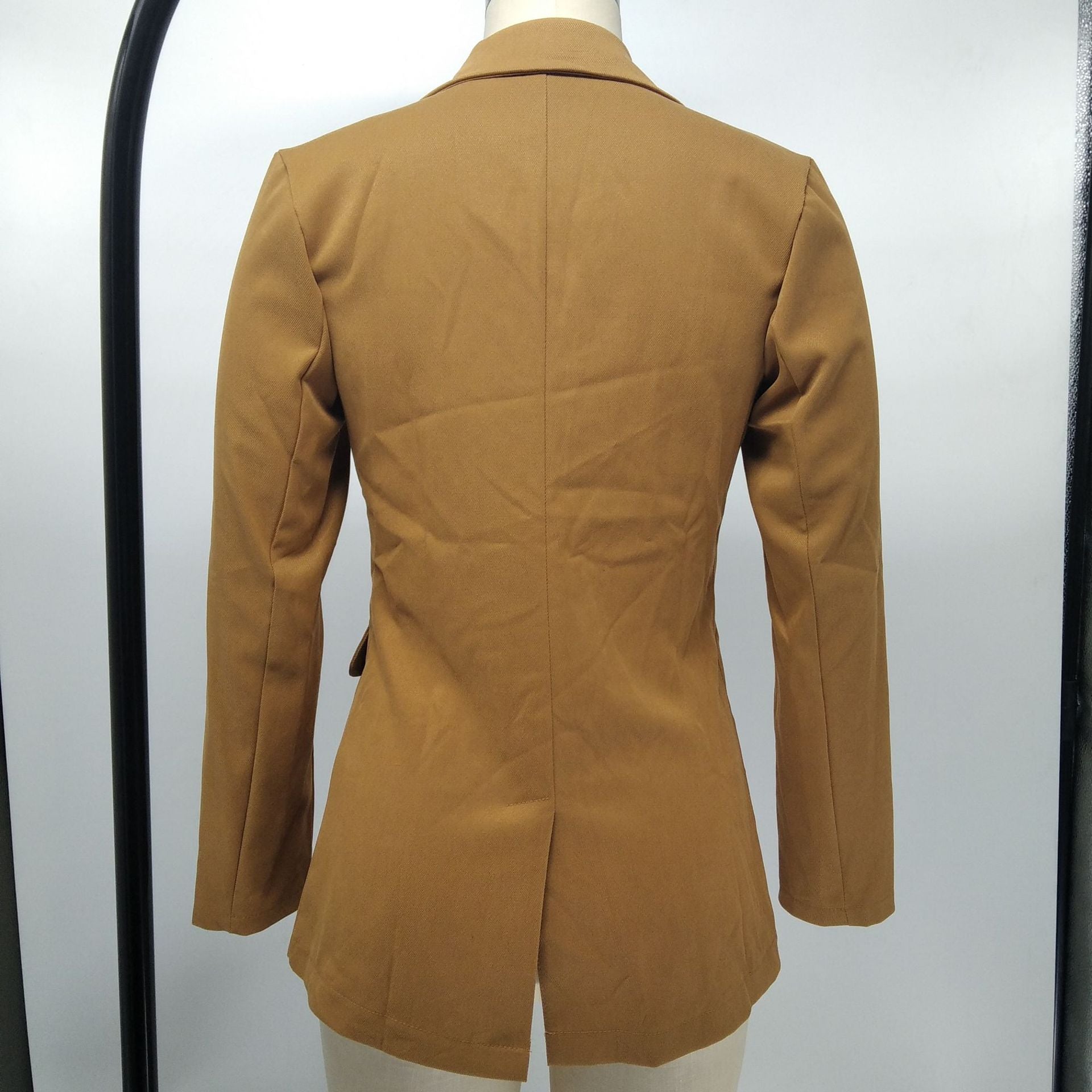 Fashion Women'S Solid Color Slim Fit Blazer Jacket 11