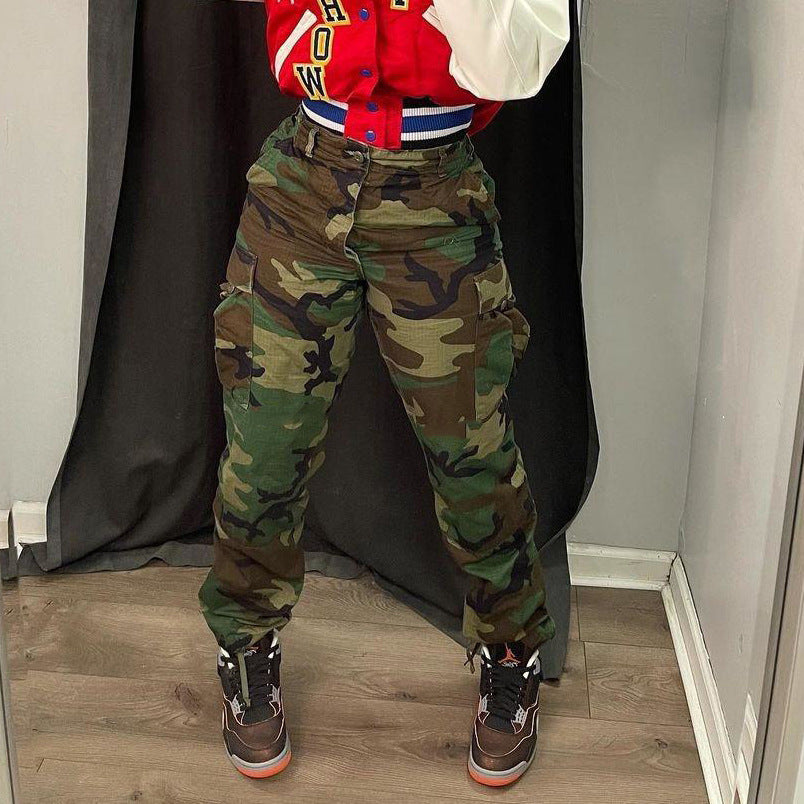 Casua Multi-Color Print Plus Size Pants 4