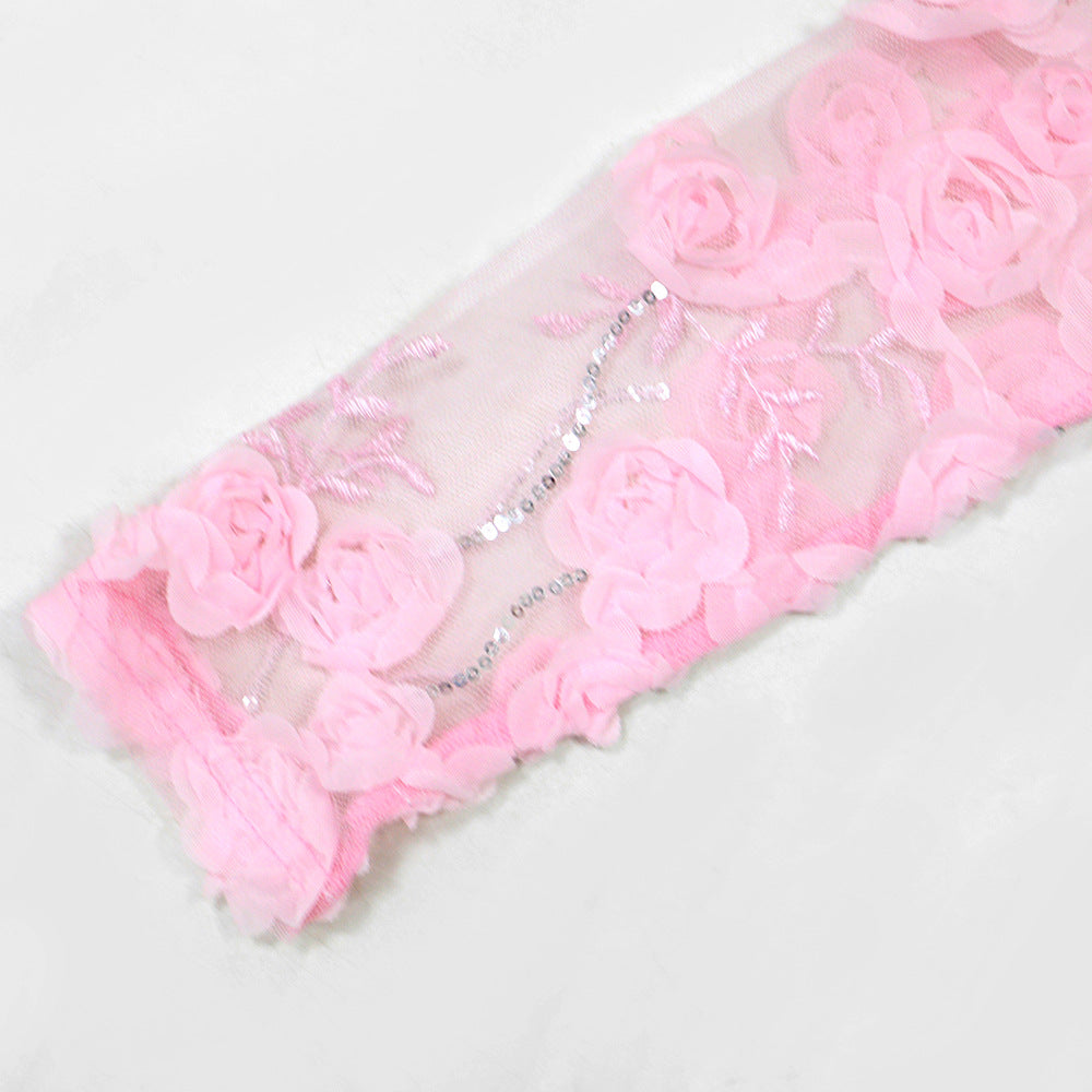 Women round neck long sleeve top and sexy shorts two-piece set 19