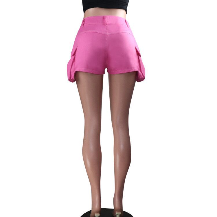 Women's Pocket Denim Shorts Casual Summer Style 30