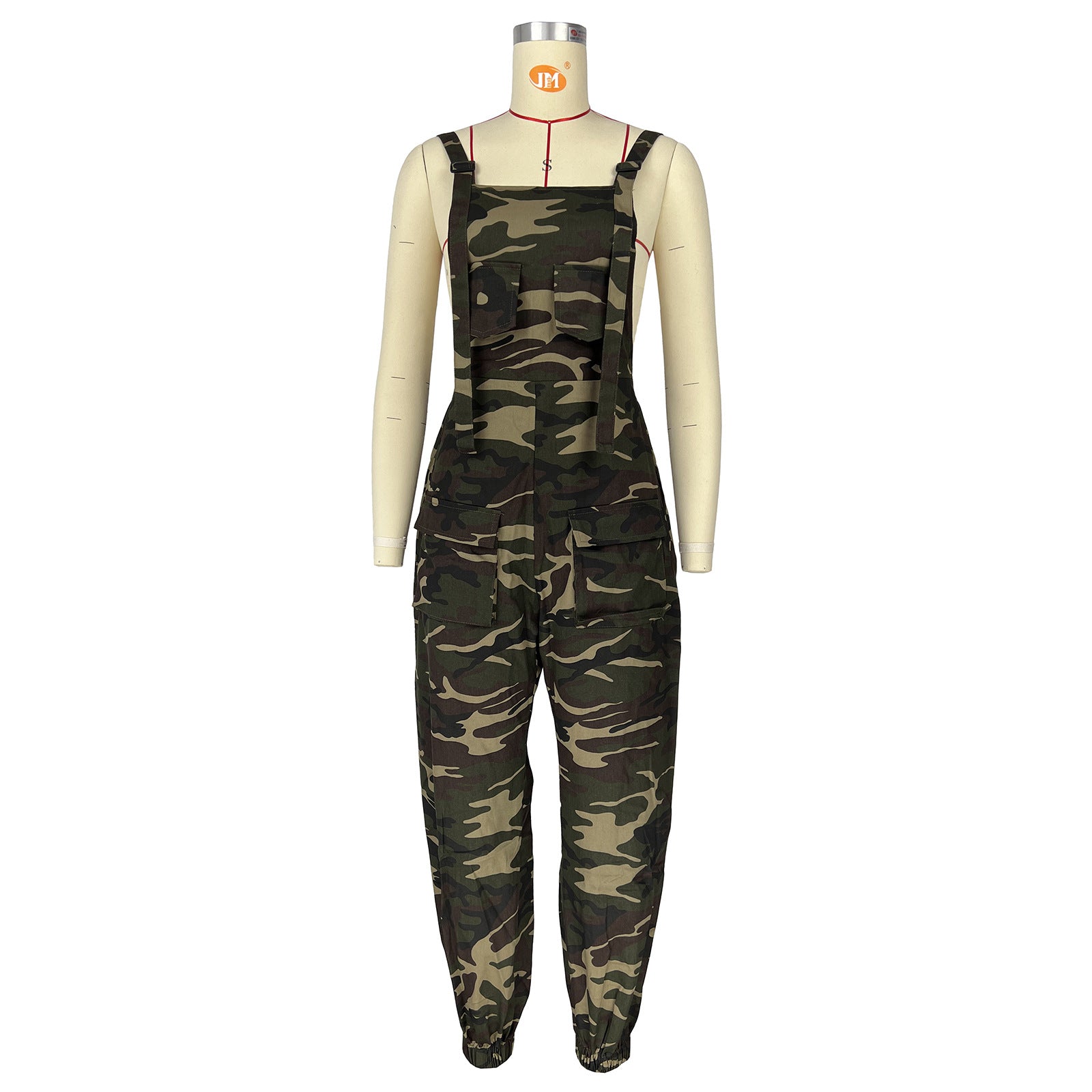 Casual Women's Loose Camo Cargo Jumpsuit Overalls 10