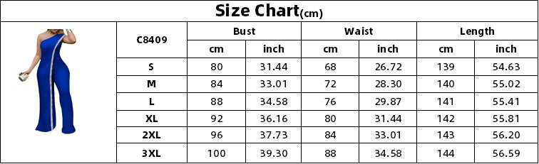 Autumn Red Formal One Shoulder Sequin Elegant Jumpsuit 10