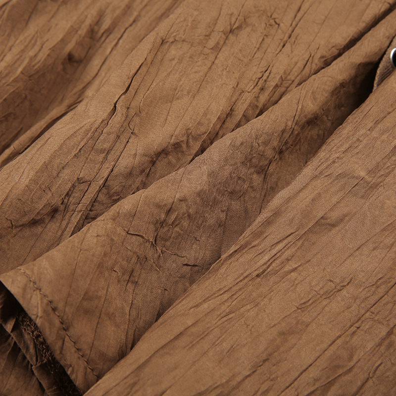 Fashion Low-Waist Metal Buckle Belt Irregular Ribbon Skirt 21